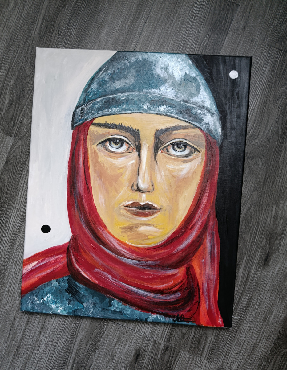 Марья Моревна. Акрил.02.26г автор я 