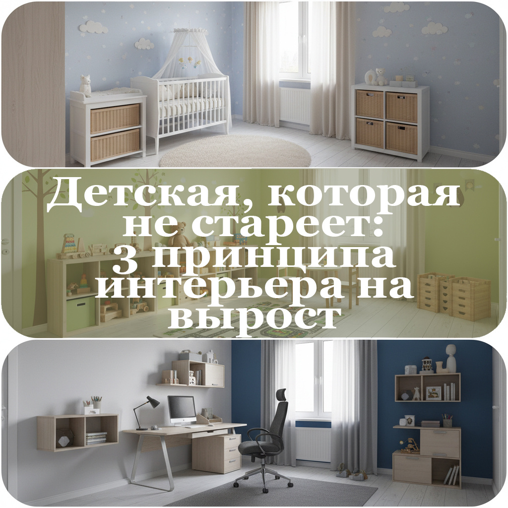 Детская на вырост: 3 принципа, которые сэкономят миллион нервов и денег