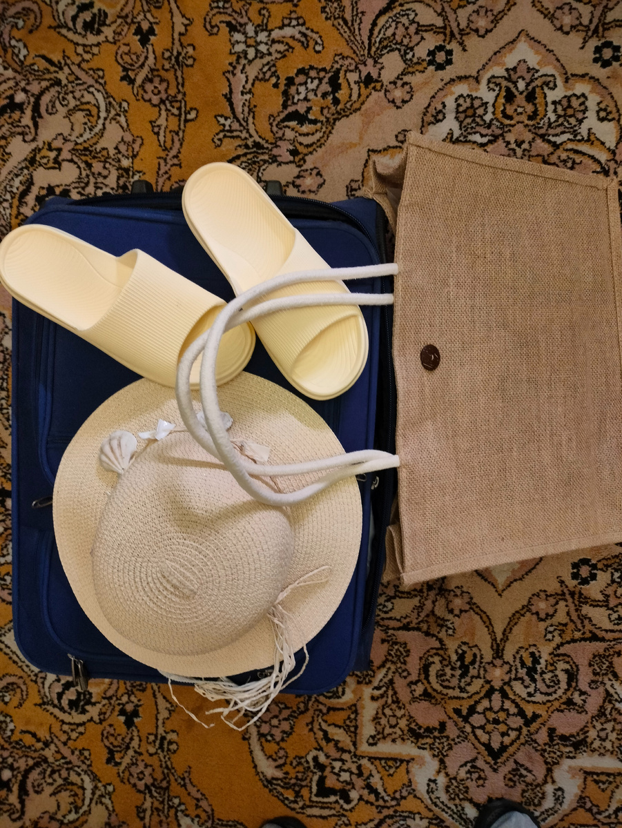 Фото автора. На чемоданах