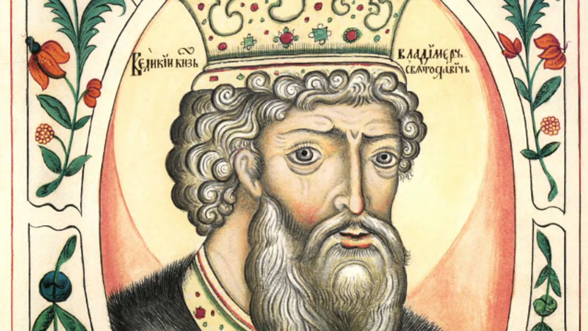 Владимир Святославич — князь новгородский (970–978) и великий князь киевский (980–15 июля 1015) из династии Рюриковичей. Известен под именами Владимир I, Владимир Святой, Владимир Великий, Владимир Креститель (в церковной истории). В крещении получил христианское имя Василий.