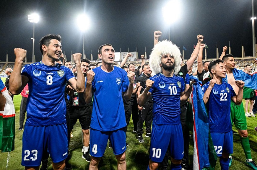 Узбекские футболисты. Фото пресс-службы АФУ