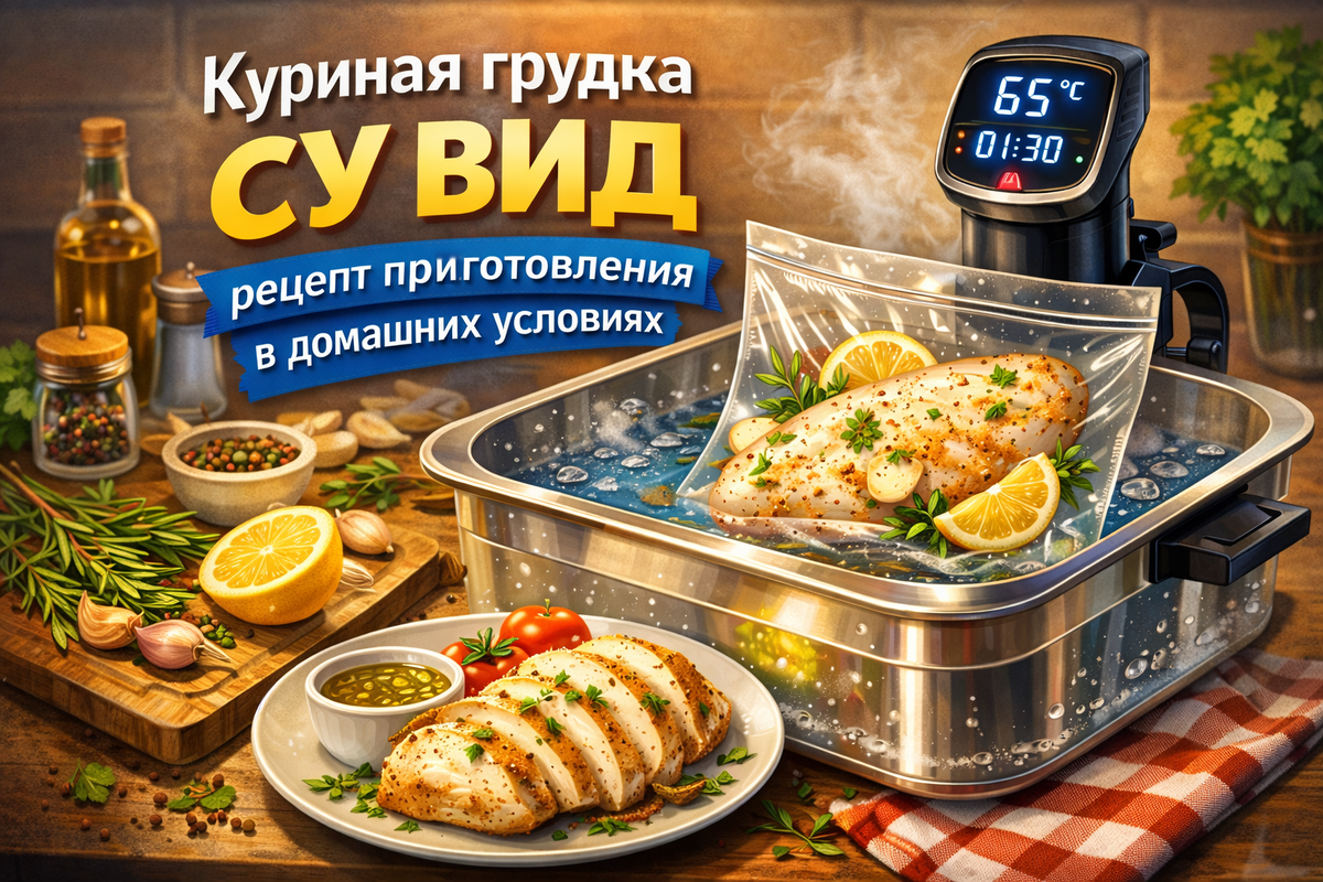 Куриная грудка сувид рецепт приготовления в домашних условиях