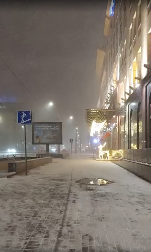 Метель в Минске