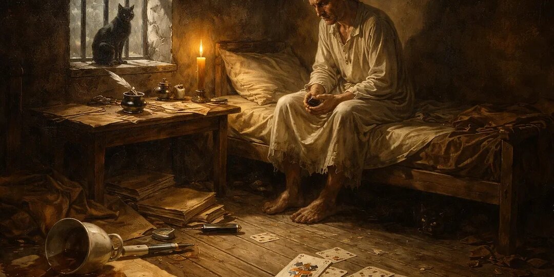 Продолжение классики: Пиковая дама Пушкина: Тройка, семёрка, туз... Буйство Германна