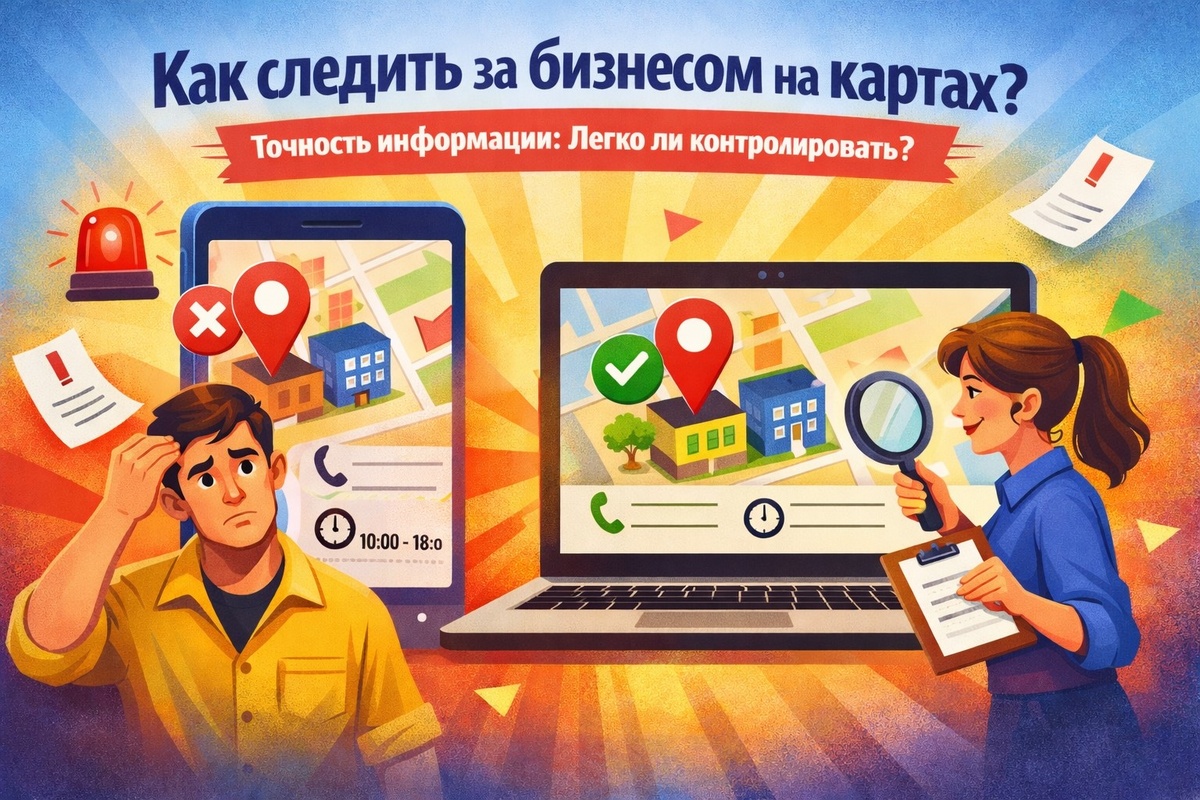 Как следить за работой бизнеса на картах: Легко ли контролировать точность информации?