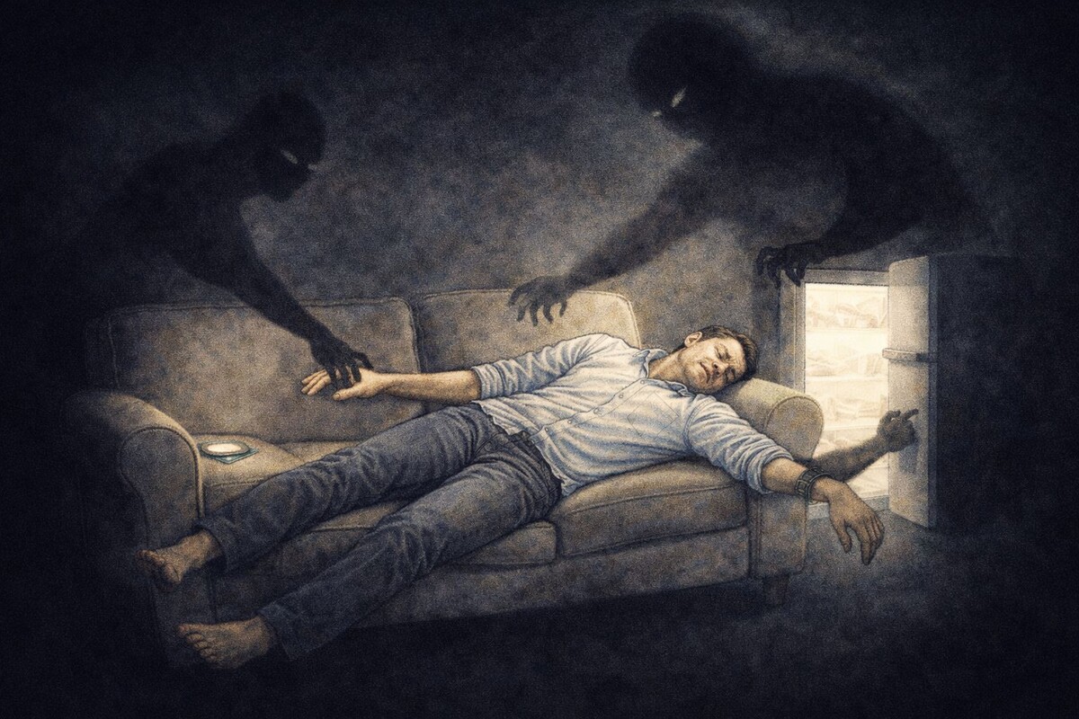 Тело лежит. Душа мечется. Представили? И так - дни ...