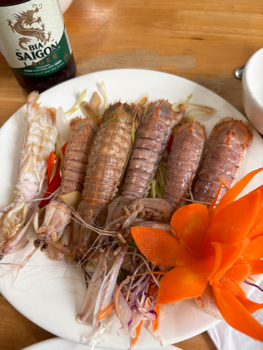 Рак богомол на пару