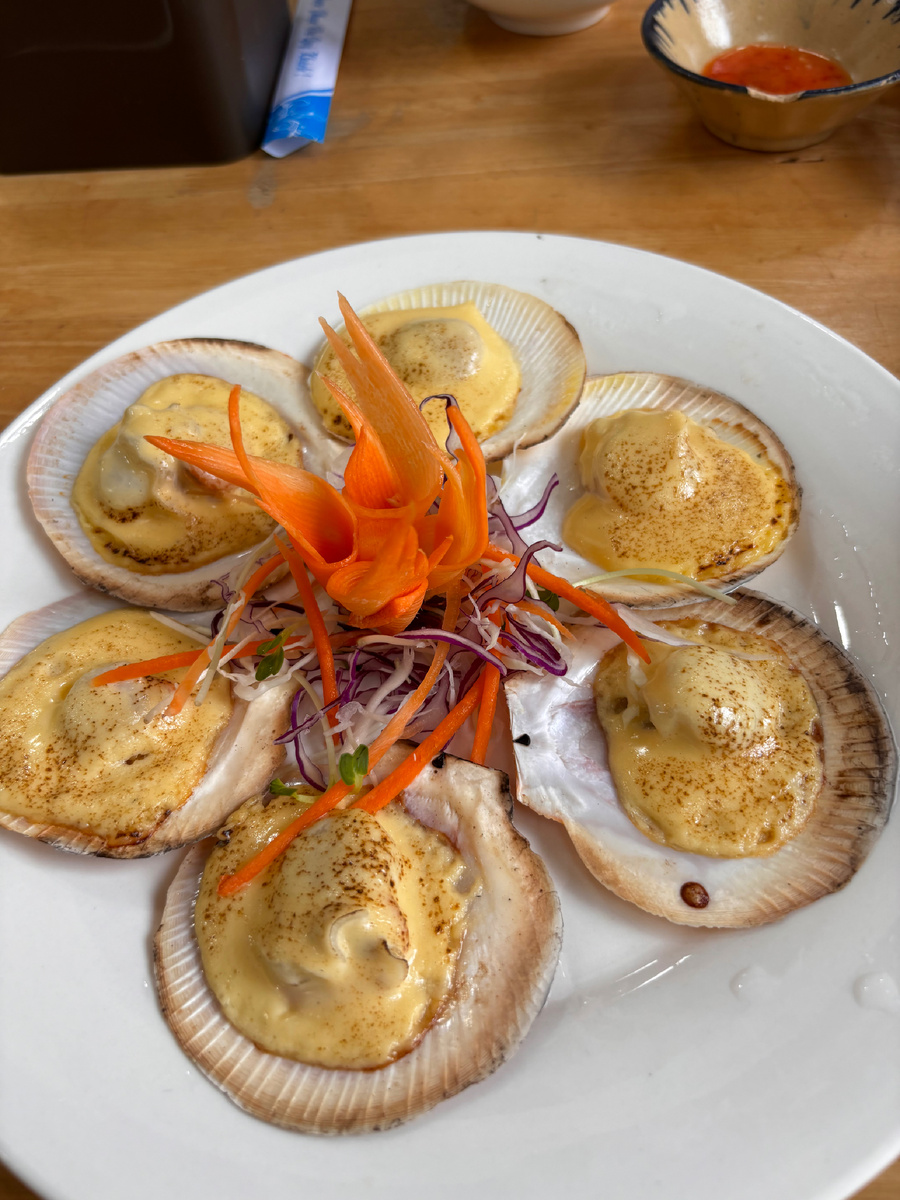 Гребешки под сыром 