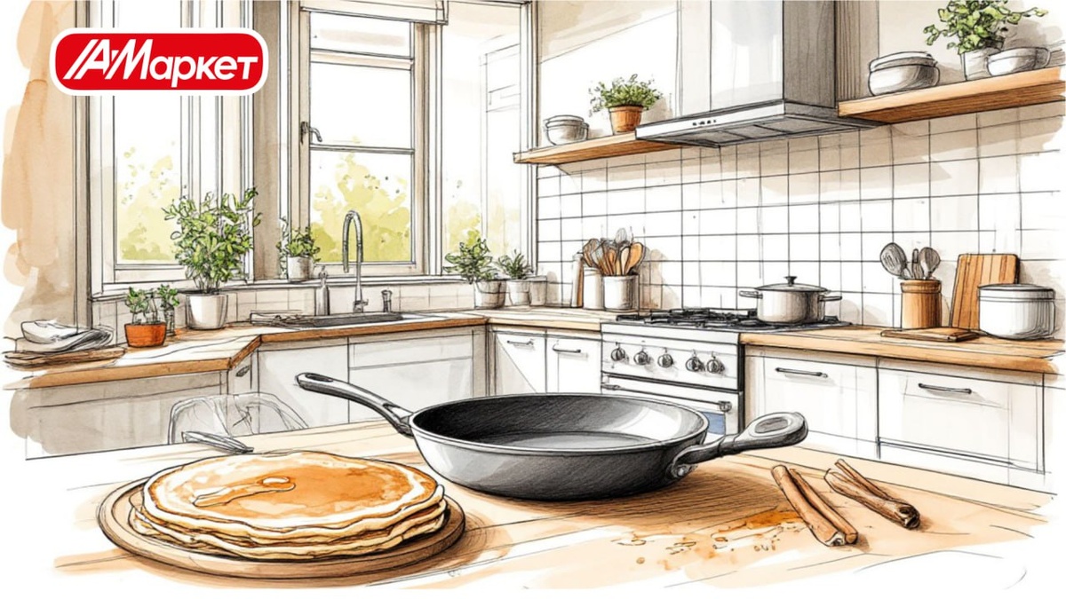 Масленица-2026. Как выбрать качественную сковороду для блинов? АстМаркет