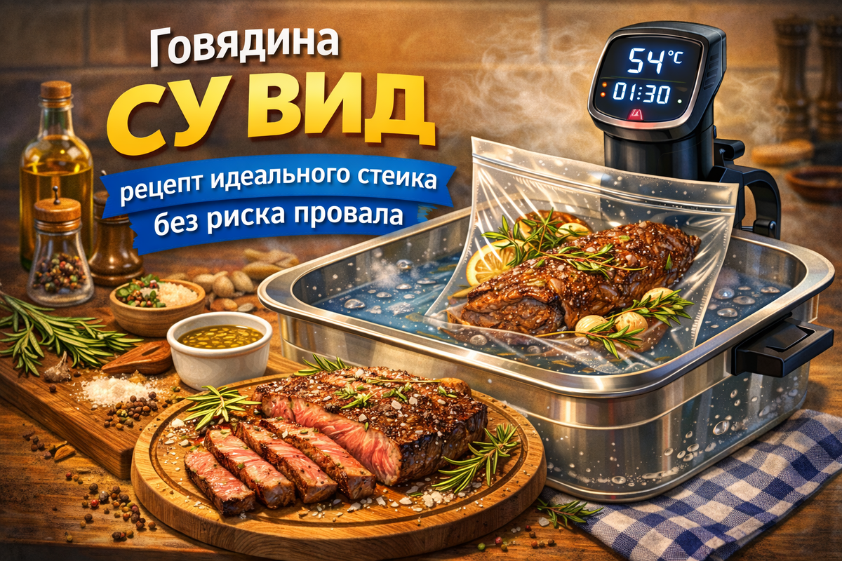 Говядина сувид: рецепт идеального стейка без риска