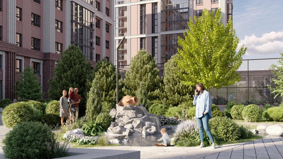 Фотоархив ГК СМСС. Визуализация ЖК «Калининский квартал»