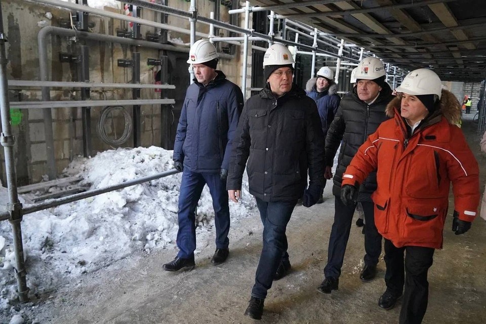    В Кемерове Музейно-театральный комплекс готов на 72%.