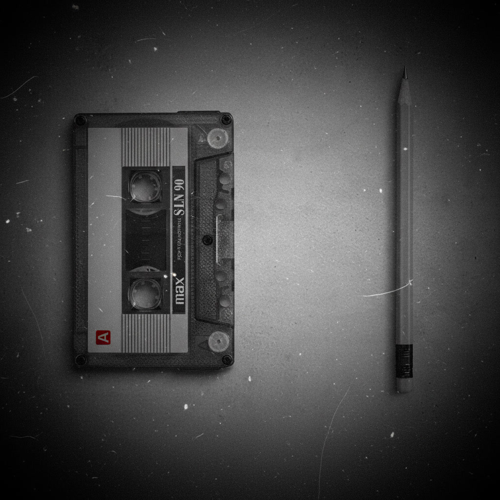 Кассета и карандаш