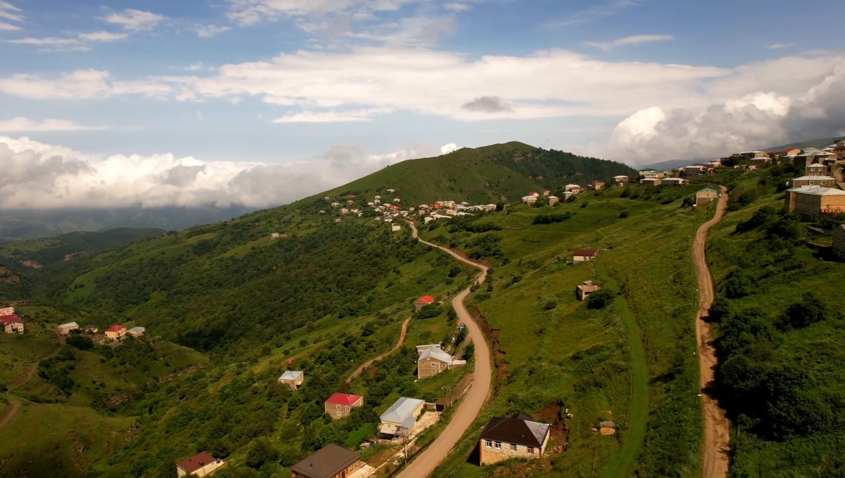 Село Кубачи с дрона