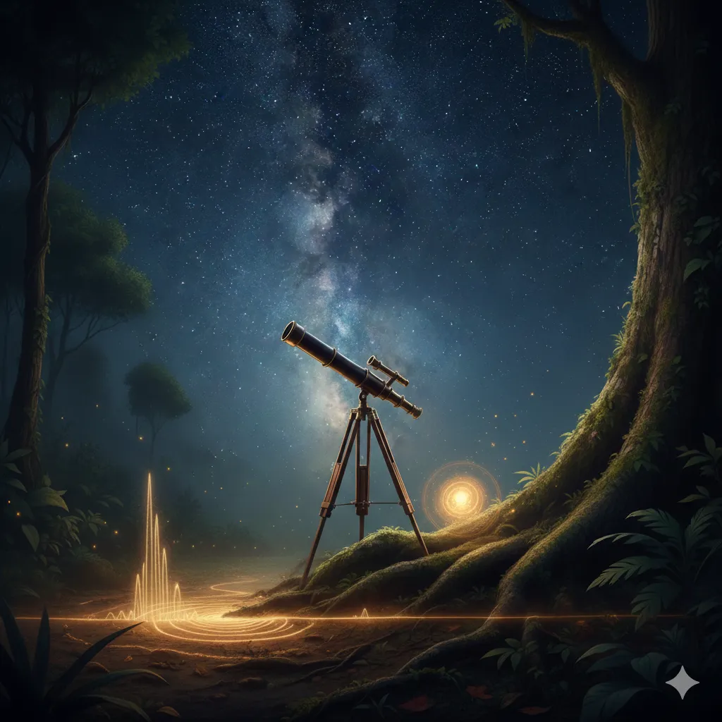 Прислушиваясь к тихому гулу Земли — там, где масштаб космоса встречается с локальными частотами родного дома.