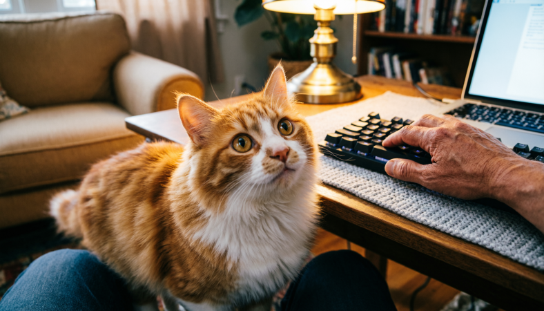 кот после болезни