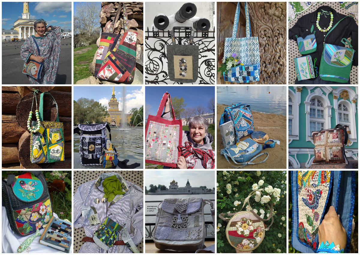 Кое-что из сшитого ранее в «Кармашке счастья»