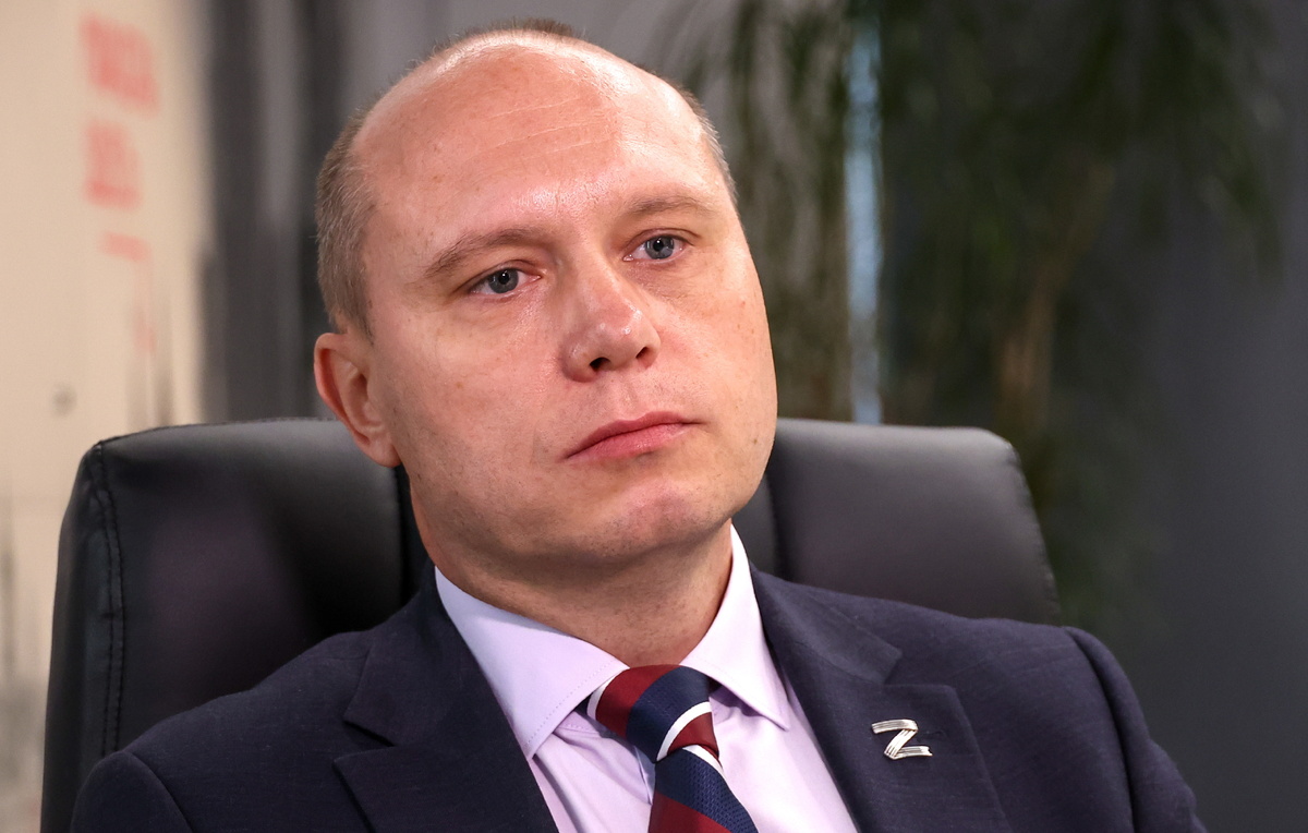    Глава военно-гражданской администрации Харьковской области Виталий Ганчев   Валерий Шарифулин/ТАСС