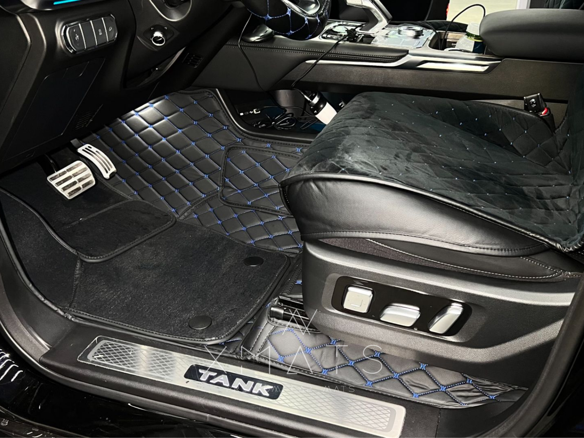 3D коврики из экокожи в салон Tank 500