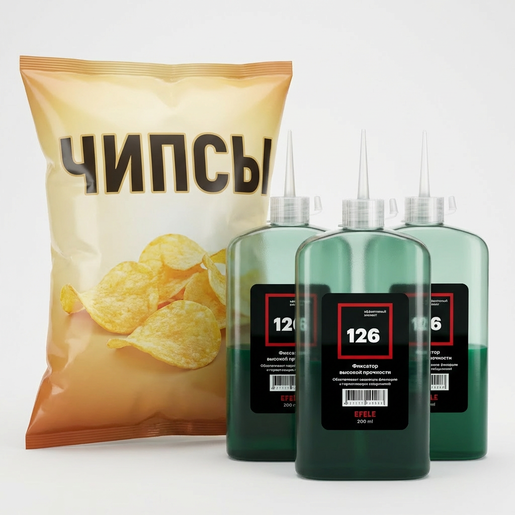 Воздух в чипсах и флакоах с анаэробным клеем