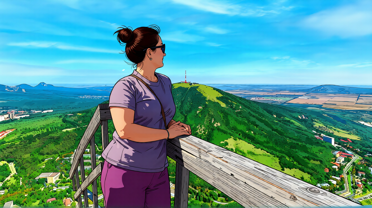 Уже представляю как я буду любоваться на гору Машук