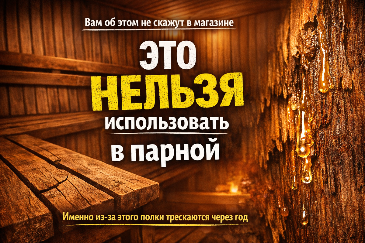 Материалы которые не используют в банях и саунах