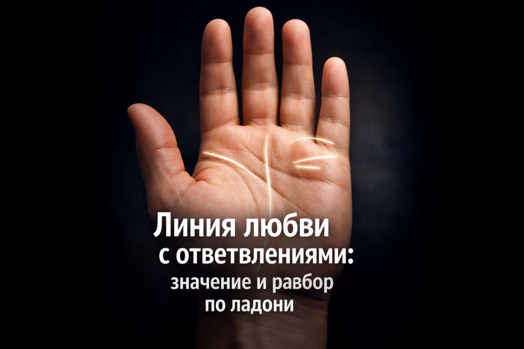    Разбор линии любви на ладони и её ответвлений admin