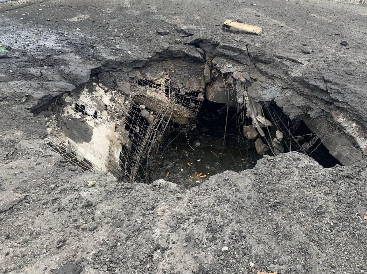    Украинские войска сбросили два бомбы в Запорожской области на ведущую в Крым дорогу | © Фото : Балицкий Евгений/Telegram