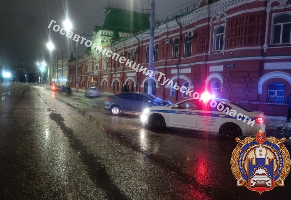    В центре Тулы столкнулись «четверка» и Hyundai материалы пресс-служб