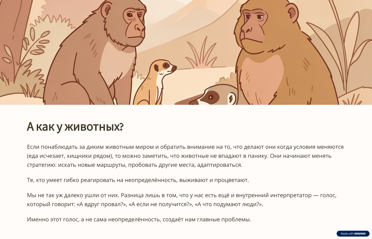 А как у животных?
