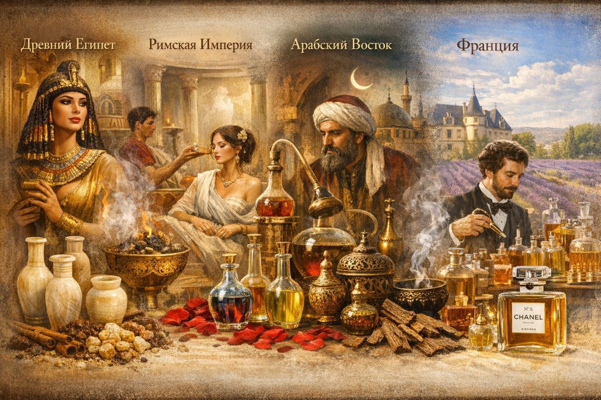 Древний Египет > Римская Империя > Арабский Восток > Франция > ароматы в Вашем доме