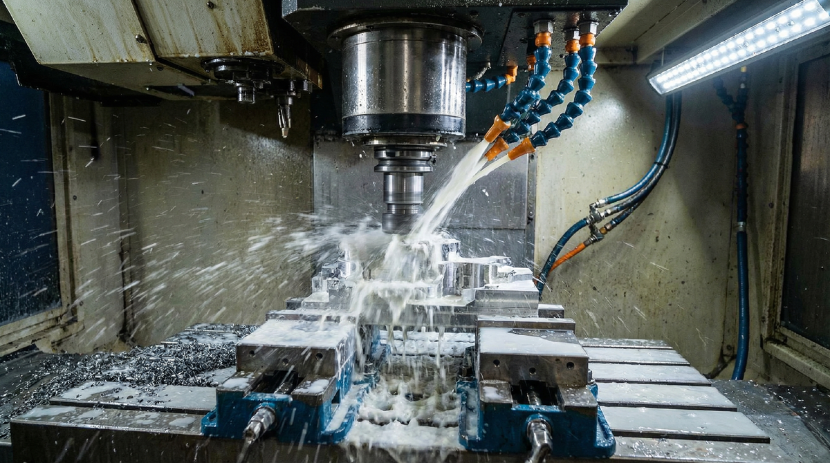 Подача СОЖ из системы