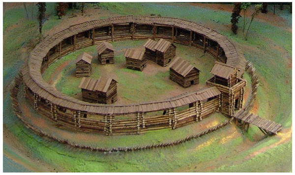 Первый Изяславльский детинец ("Замэчек"), современная реконструкция.