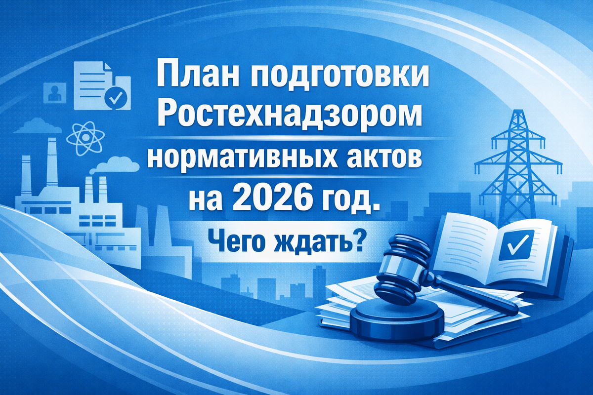 План подготовки НПА Ростехнадзора на 2026 год