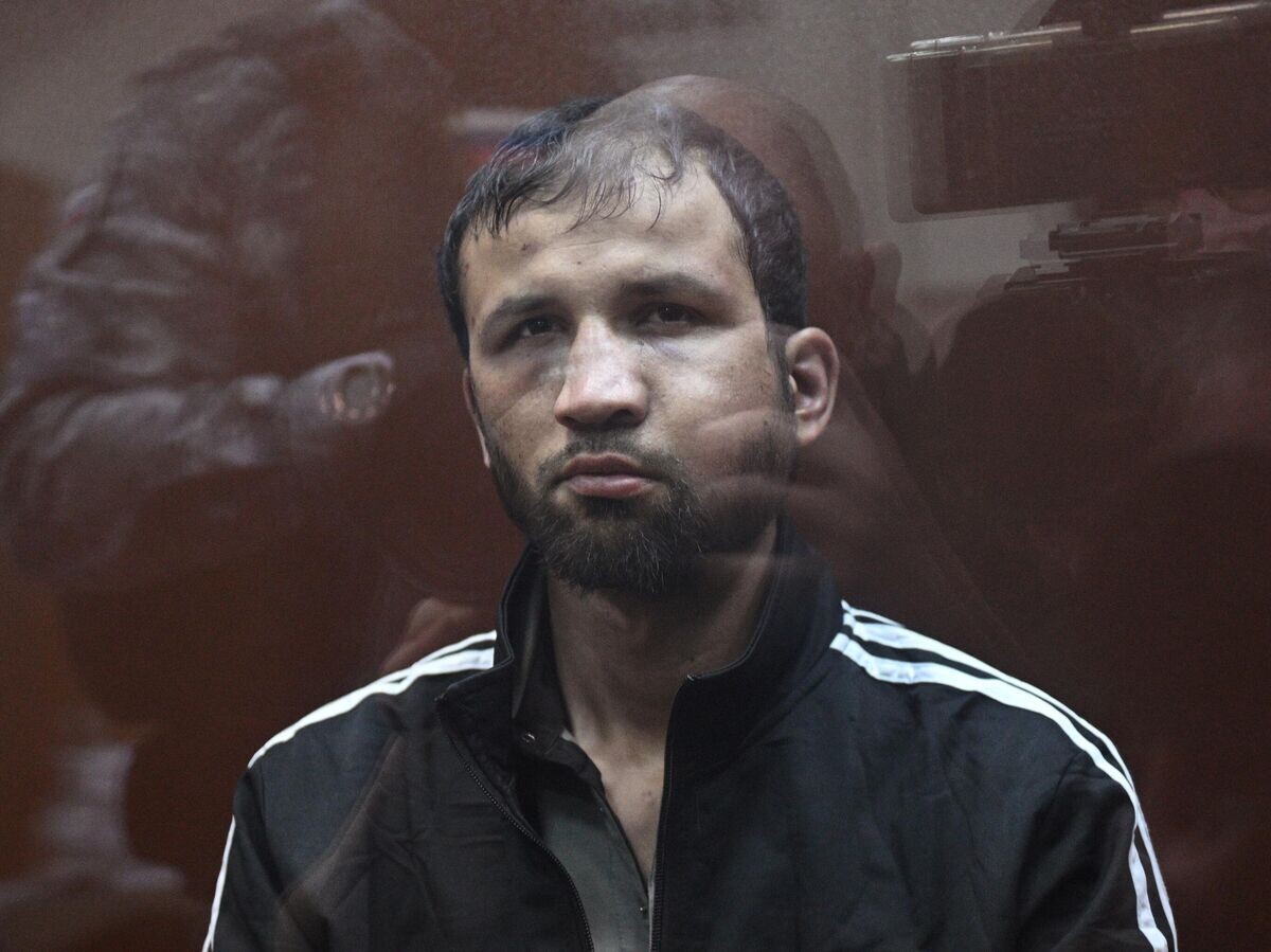    Фаридуни Шамсидин, задержанный по подозрению в террористическом акте в "Крокус Сити Холл", в здании Басманного суда Москвы | © РИА Новости / Кирилл Зыков
