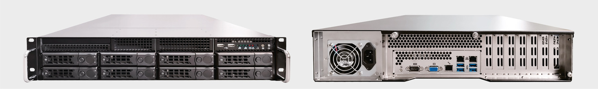 Рис. 1. Сервер серии GS от AdvantiX высотой 2U