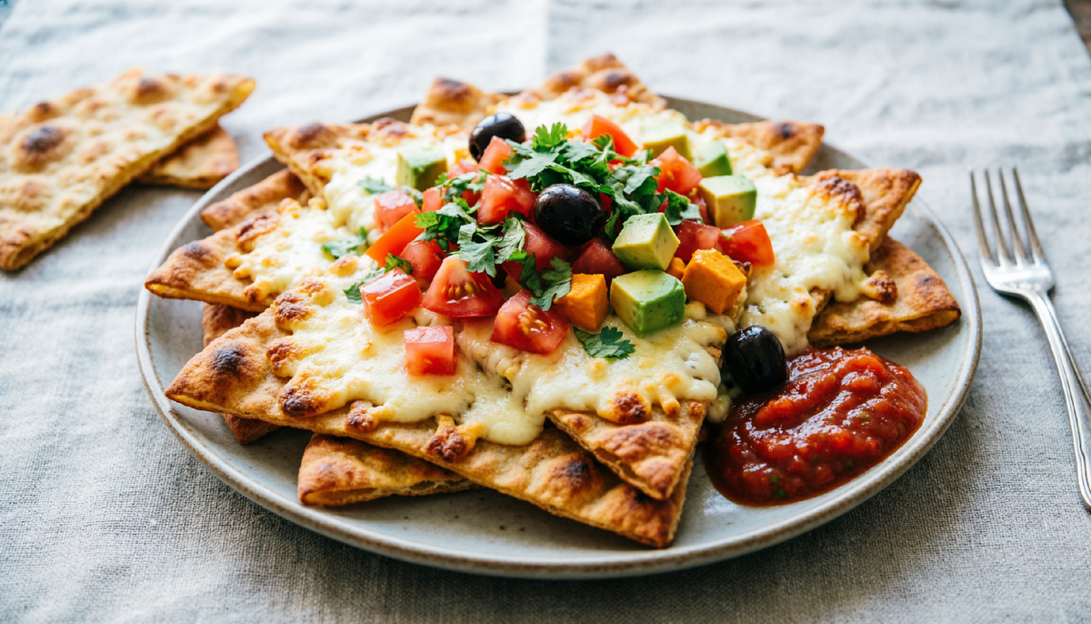 🌮 Американские слоёные закуски “Начос” по-самарски: вместо тортильи — лаваш, вместо чеддера — “Российский”.