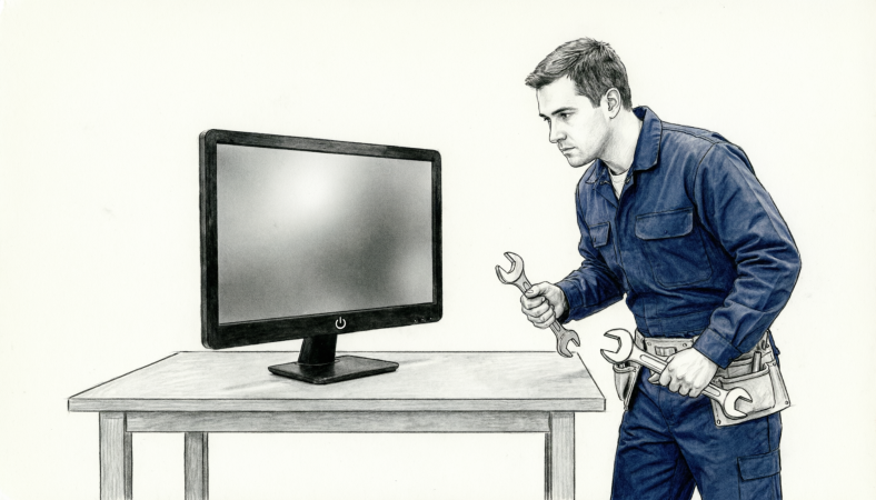 Монитор надо настроить!