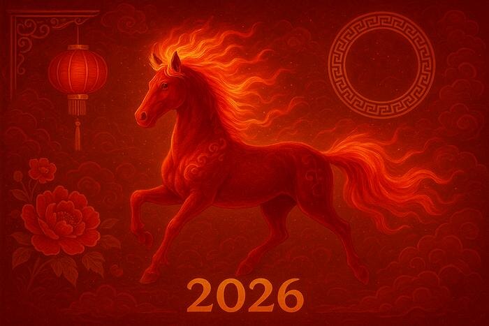 Китайский Новый год: Лошадь вступит в права 17 февраля, и жизнь этих животных восточного гороскопа сразу наладится. Обложка © Chat GPT