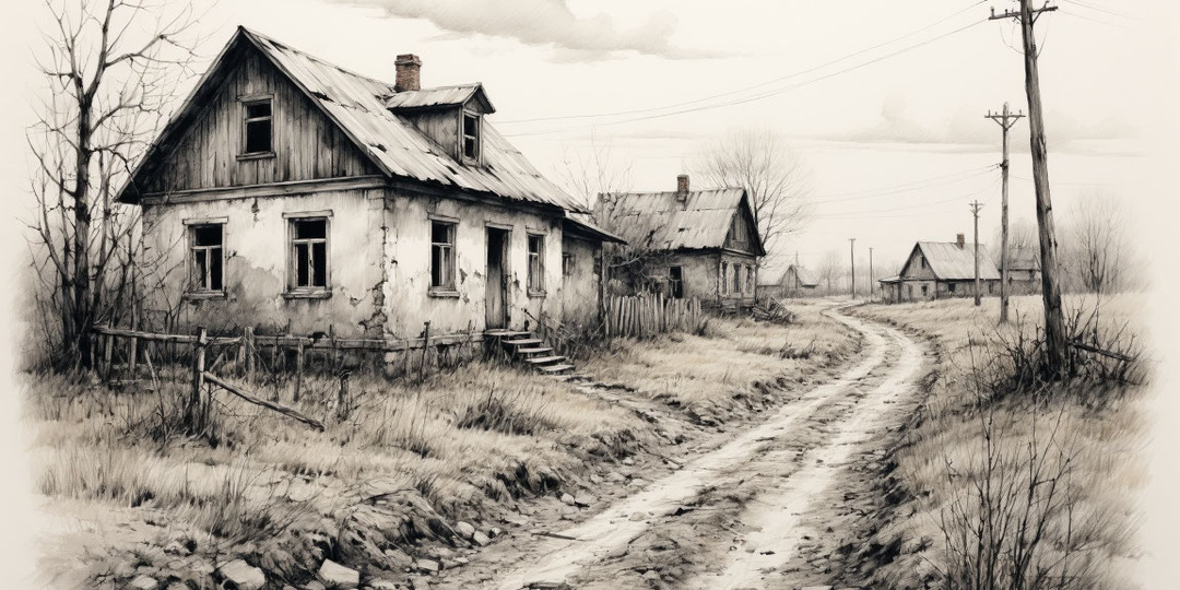 Заброшенная деревня Растеслово