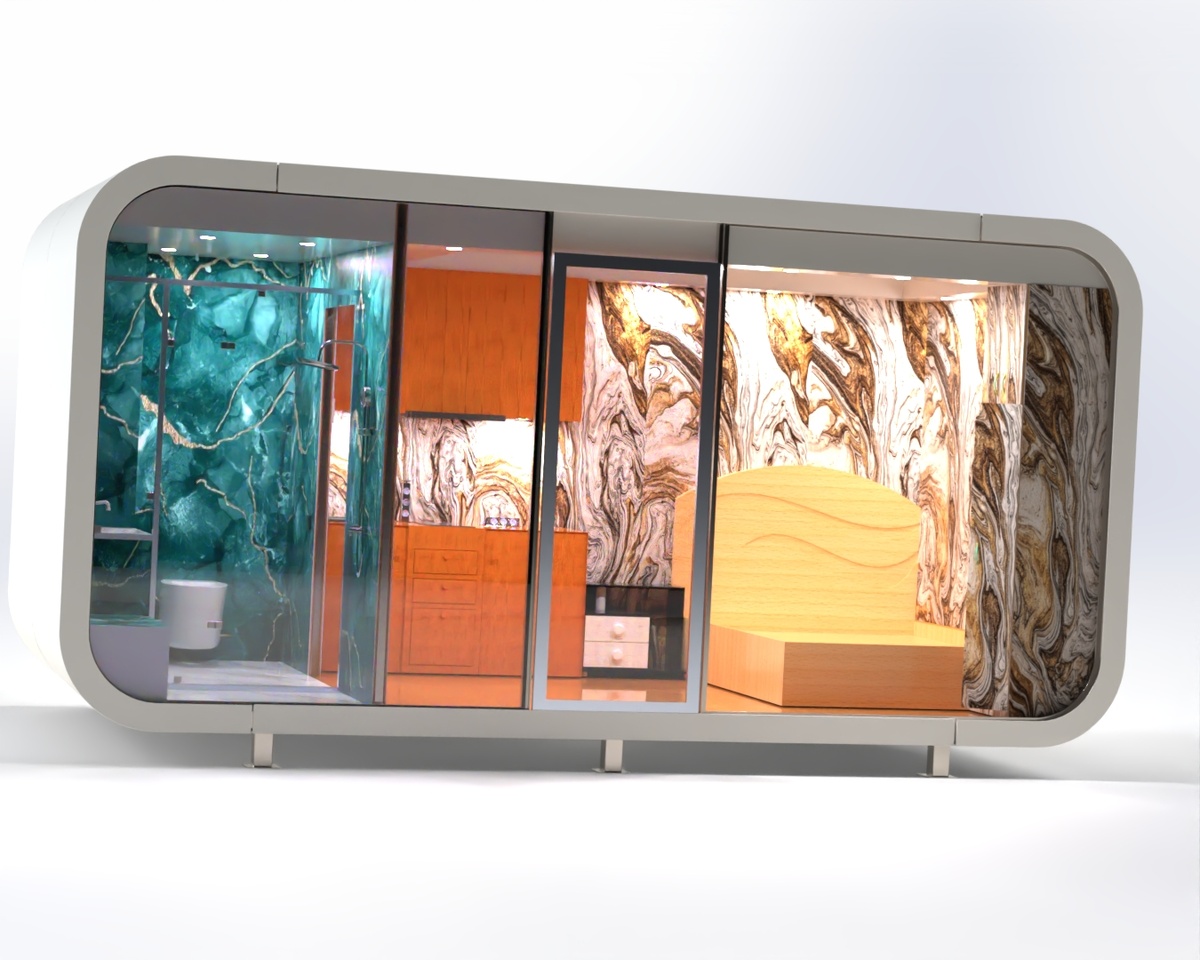 Размер дома Goodmodul 3*6 м 