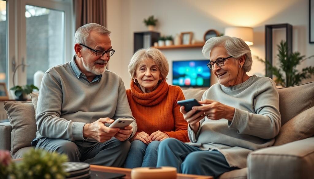    Технологии для пожилых людей на основе современного интерфейса