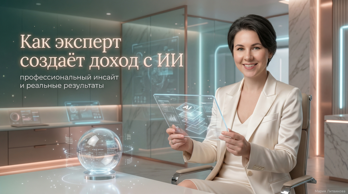    Заработок на ИИ — практические шаги и реальные кейсы | Автор: Мария Литвинова Мария Литвинова