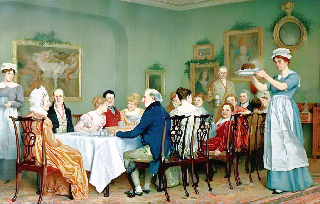 Русская дворянская семья 19-го столетия.