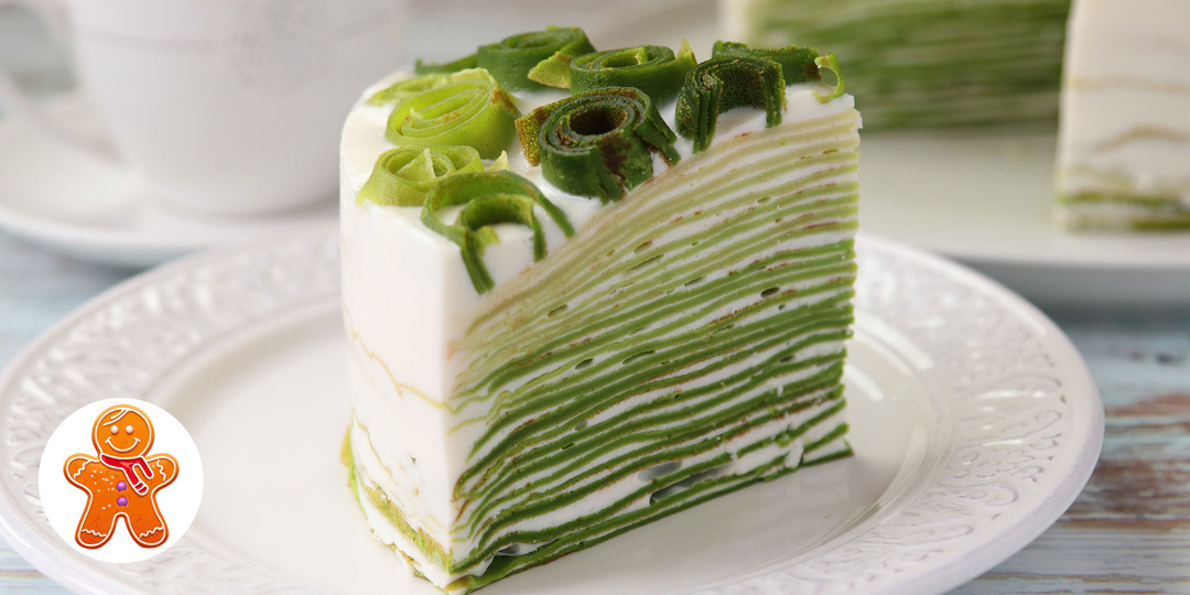 Блинный торт "Весенний" в стиле Омбре