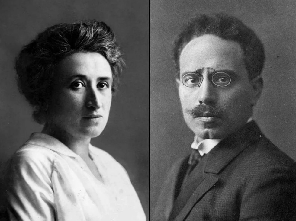 Роза Люксембург и Карл Либкнехт. 