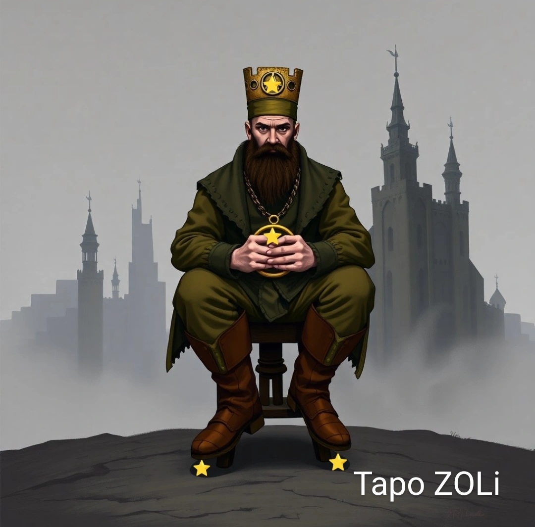 Четвёрка Пентаклей Таро ZOLi