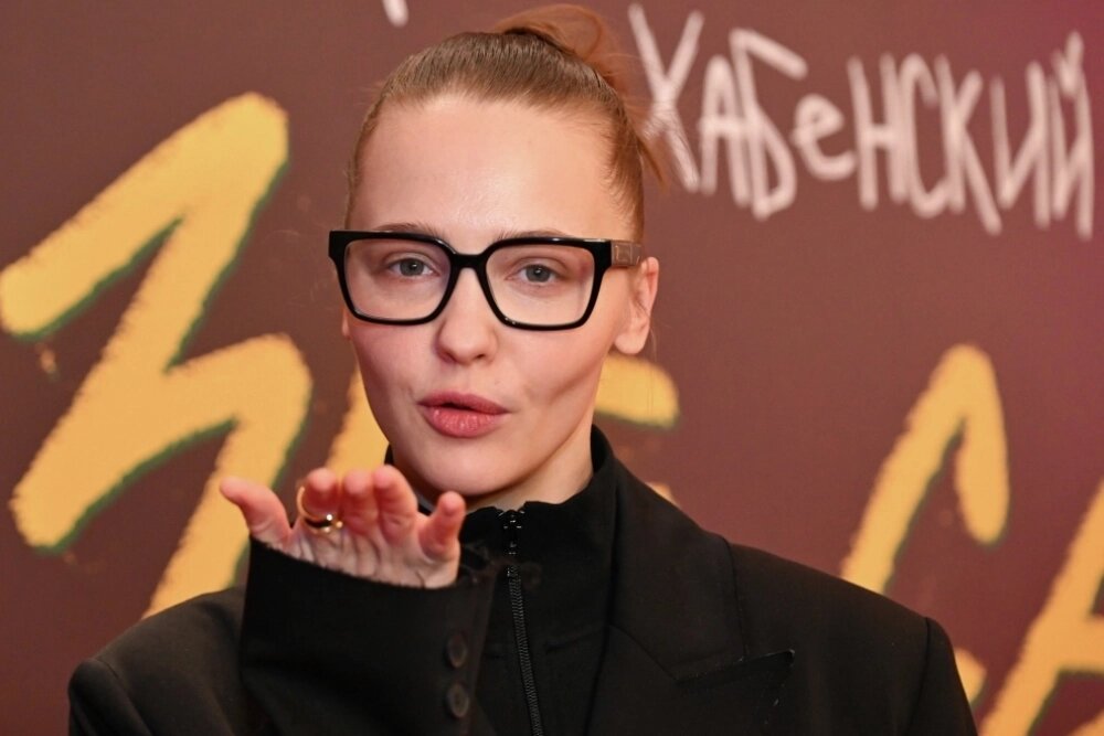    Актриса Юлия Хлынина на премьере фильма «Здесь был Юра» в Москве. Фото: РИА Новости/ Екатерина Чеснокова