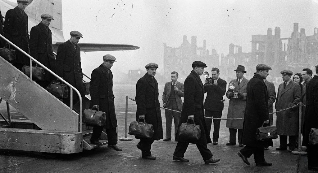 Игроки прилетели