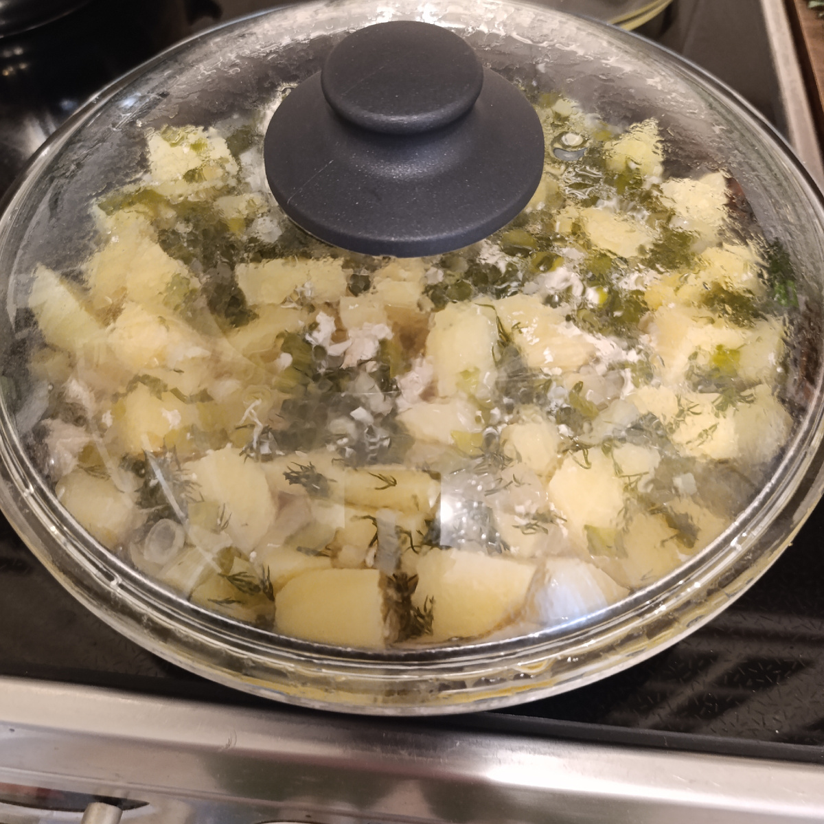 Мой обед простой и вкусный.